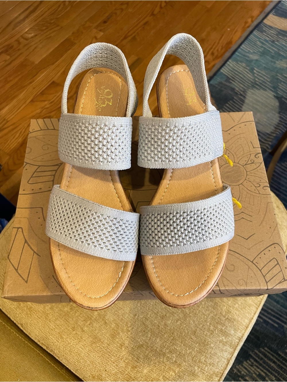 Vintage 03 wedge sandals